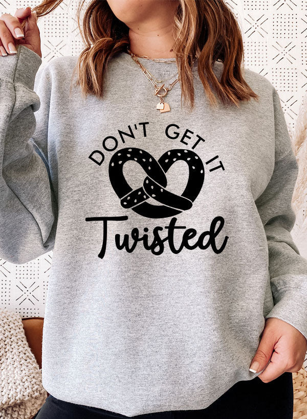 "The Twisted Pretzel Premium Fleece"